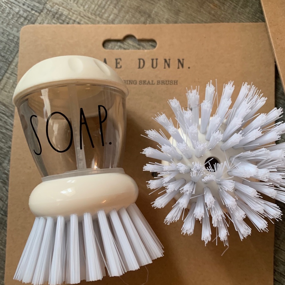 Rae Dunn dispensing soap brush